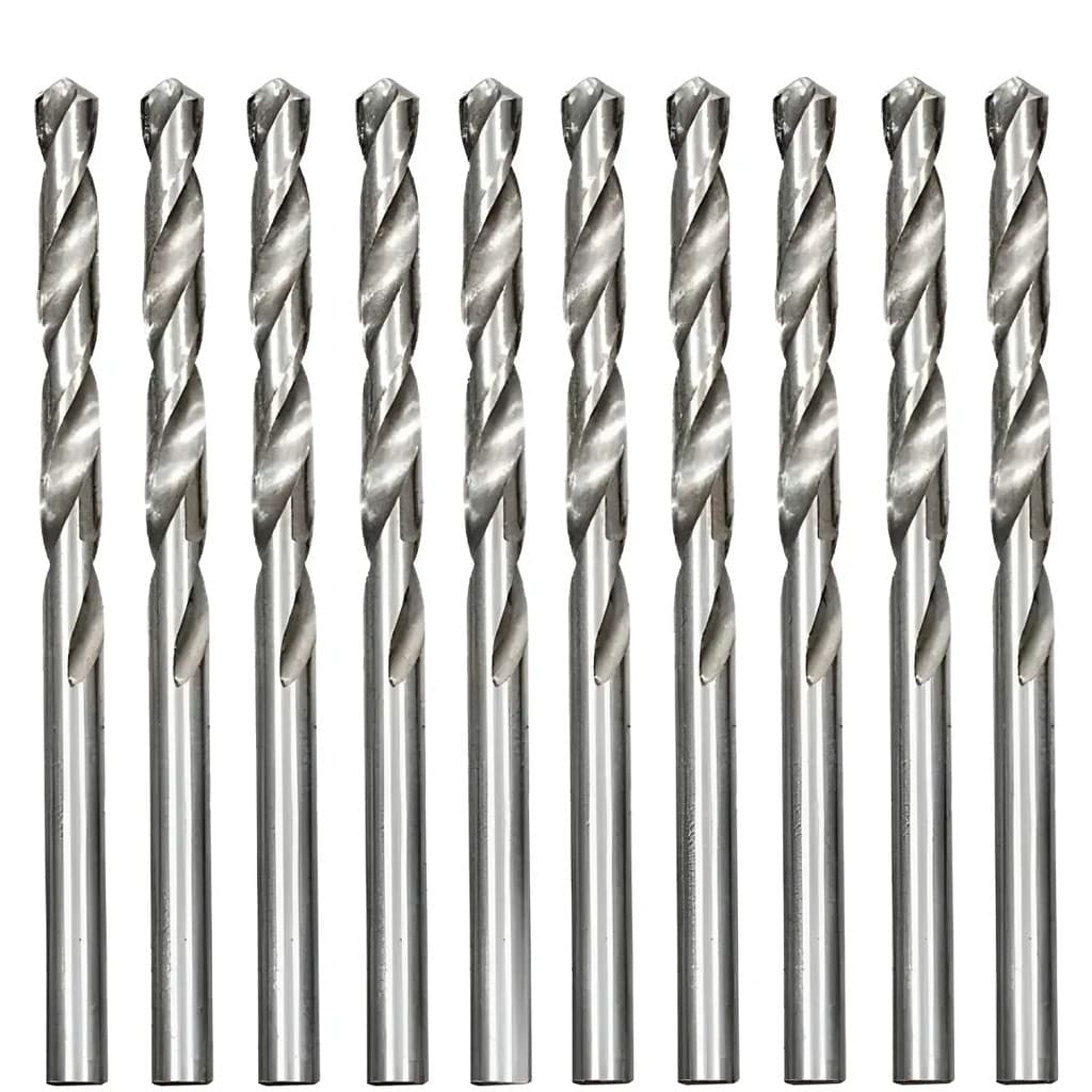 Jogo Brocas De Aço Rápido 5/64Pol. Kit Com 10 Unidades Metal Broca Fina Escarear Furar Profissional