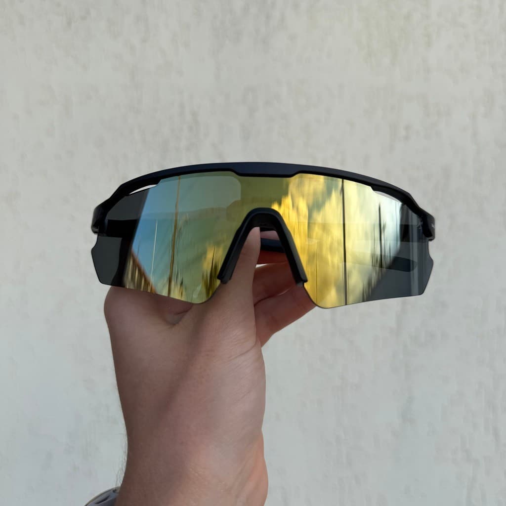 Óculos Esportivo Eclipse 3.0 Preto com Dourado - Baixa Pace®
