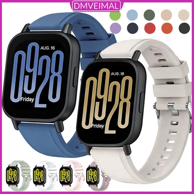 Pulseira De 22mm Silicone Para Relógio Smartwatch Redmi Watch 5 Active/Lite/Huawei Watch/ Amazfit Bip 6/Samsung/Garmin