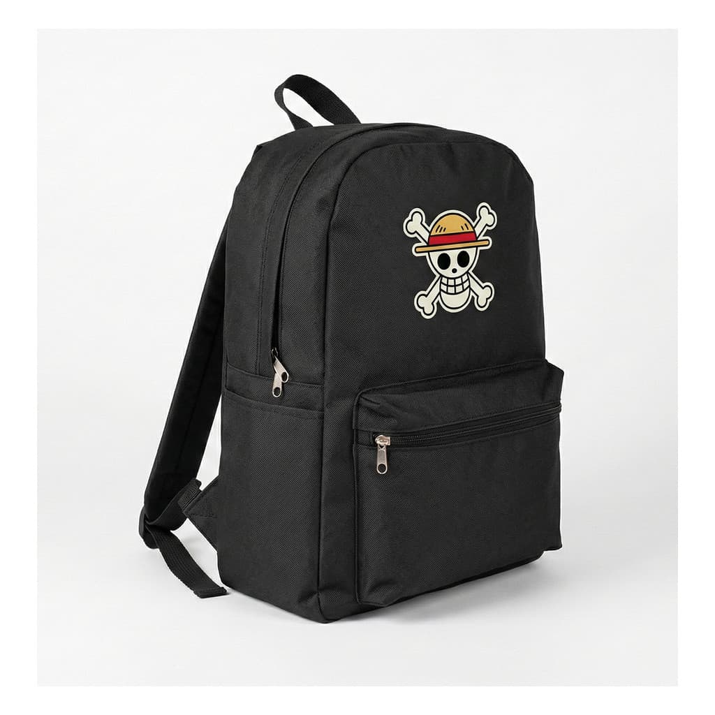 Bolsa anime one piece Feminina Masculina Mochila Escola Viagem Resistente Estilosa Lançamento