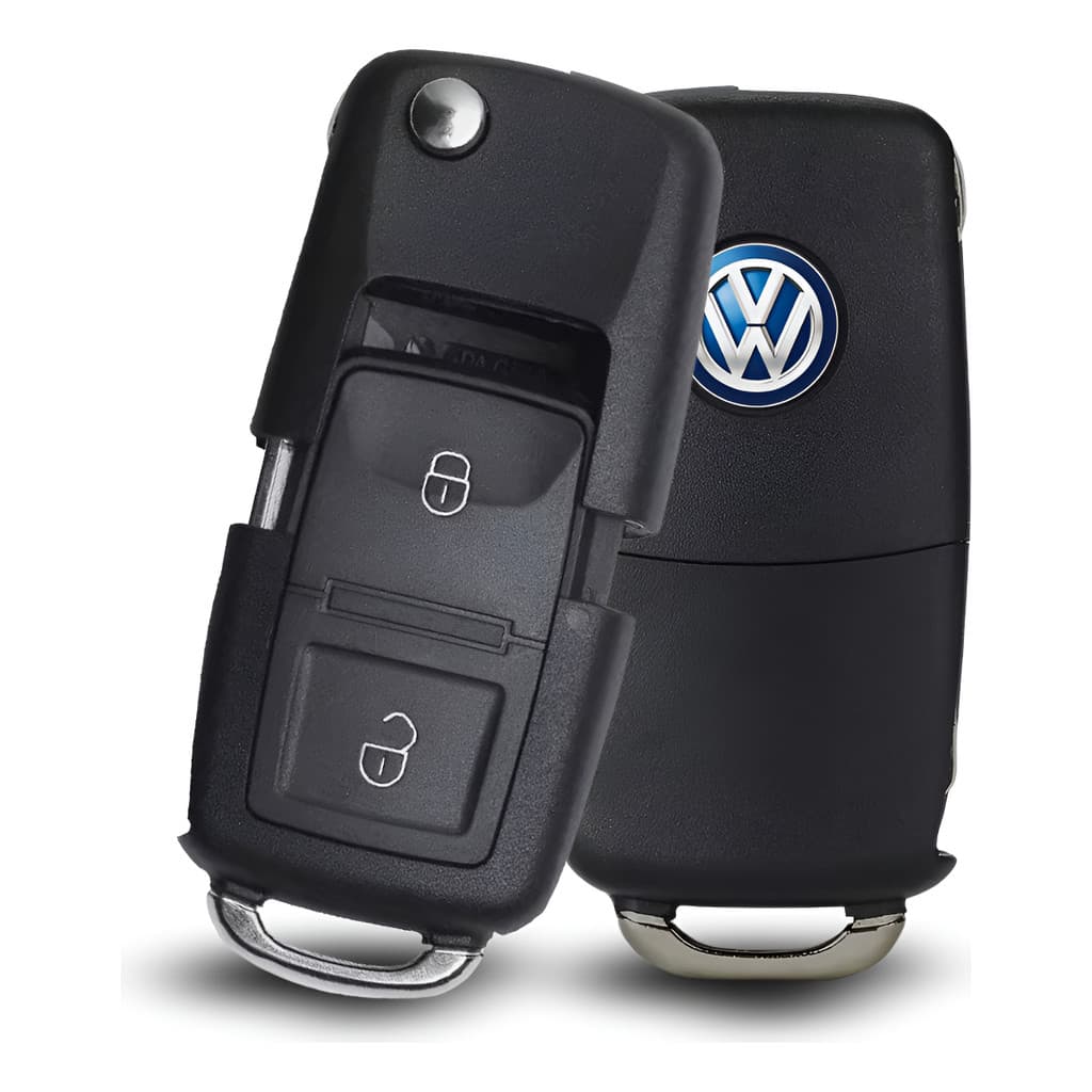 Capa Chave Canivete VW Golf gol  g5  2 Botões 2009 a 2012 – Encaixe Perfeito | Troque e Deixe Sua Chave Nova!