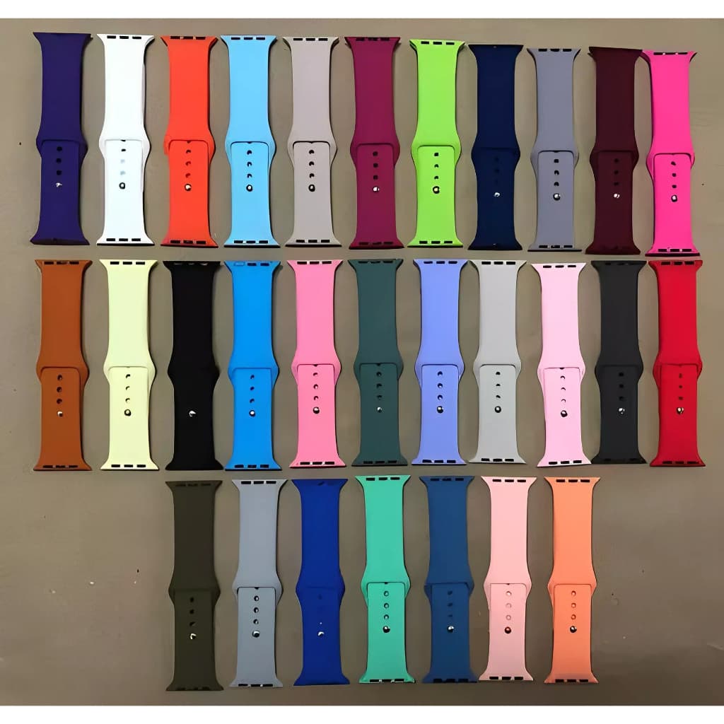 OFERTA Top Pulseira Silicone Para Smartwatch 42 44 45 47 49mm Fecho Pino Confortável e Resistente
