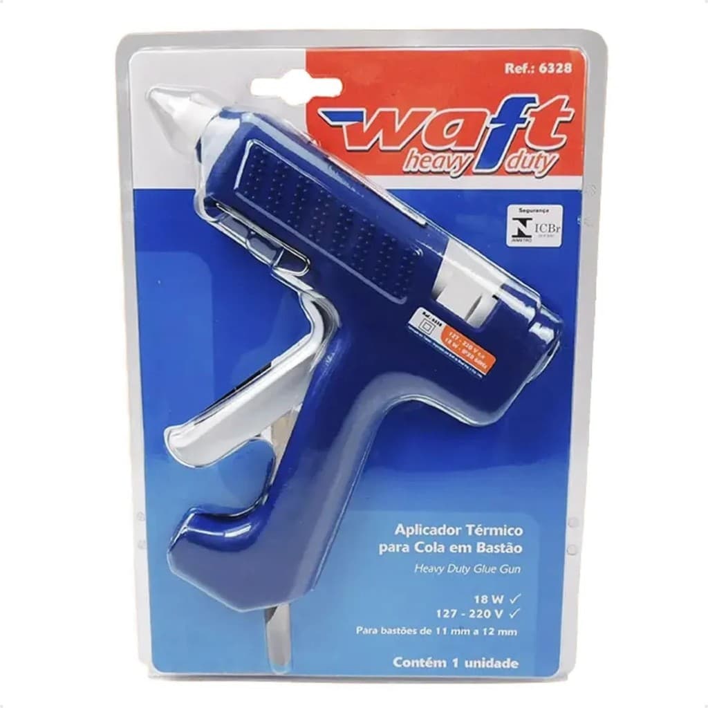 Aplicador de Cola Quente 18W Bivolt Ref. 6328 – Pistola Térmica para Artesanato