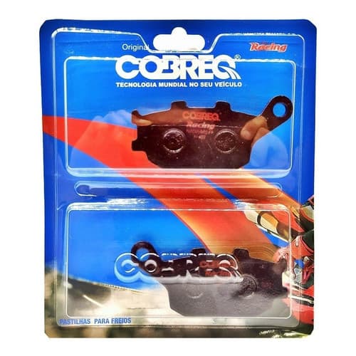 PASTILHA FREIO TRASEIRO COBREQ ( N-927 ) CB300 XRE300 HORNET XJ6 FZ6 MT09 NC700 MT07 Z800 COM ABS
