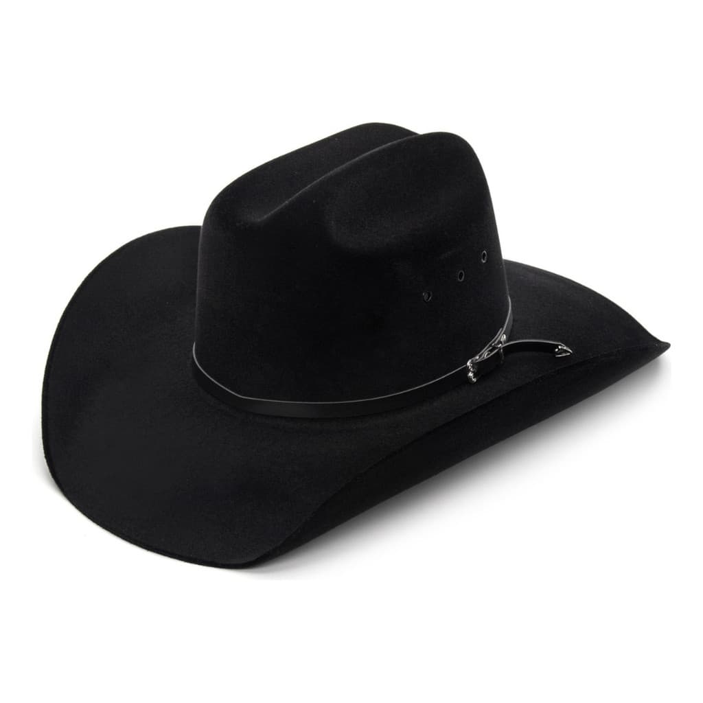 Chapeu Country Americano Unissex Aba Larga Veludo Rodeio