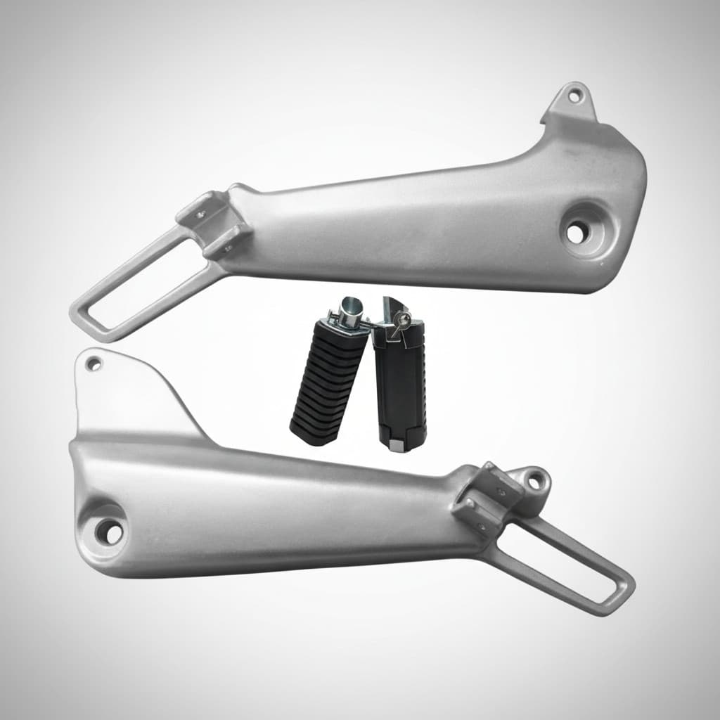 Bacalhau Par + Pedaleiras Titan 125 2000/08 Cinza