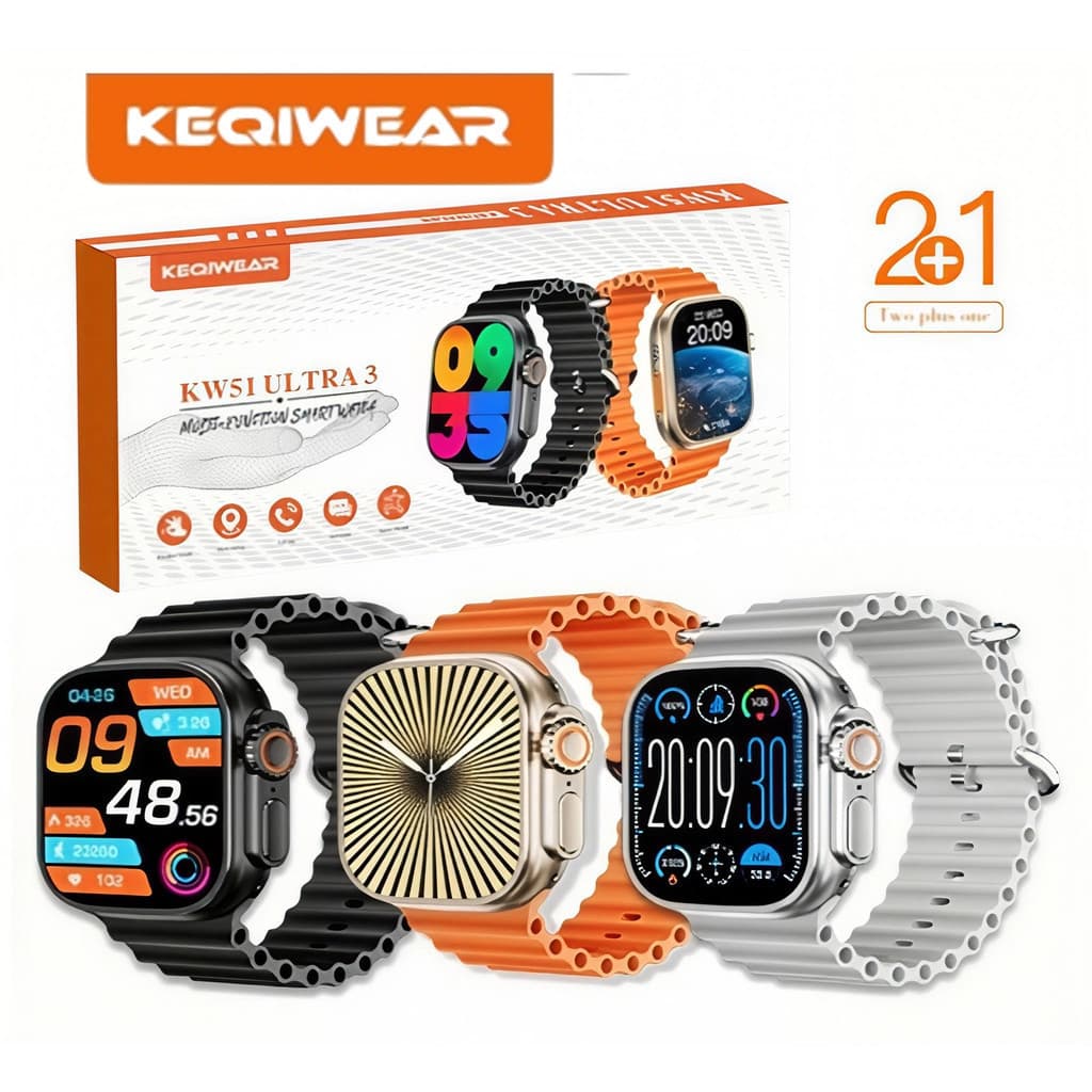 smartwatch relógio inteligente unisex KW51 ULTRA 3(49MM)  ChatGPT 2 Pulseira Gps esportes bluetooth