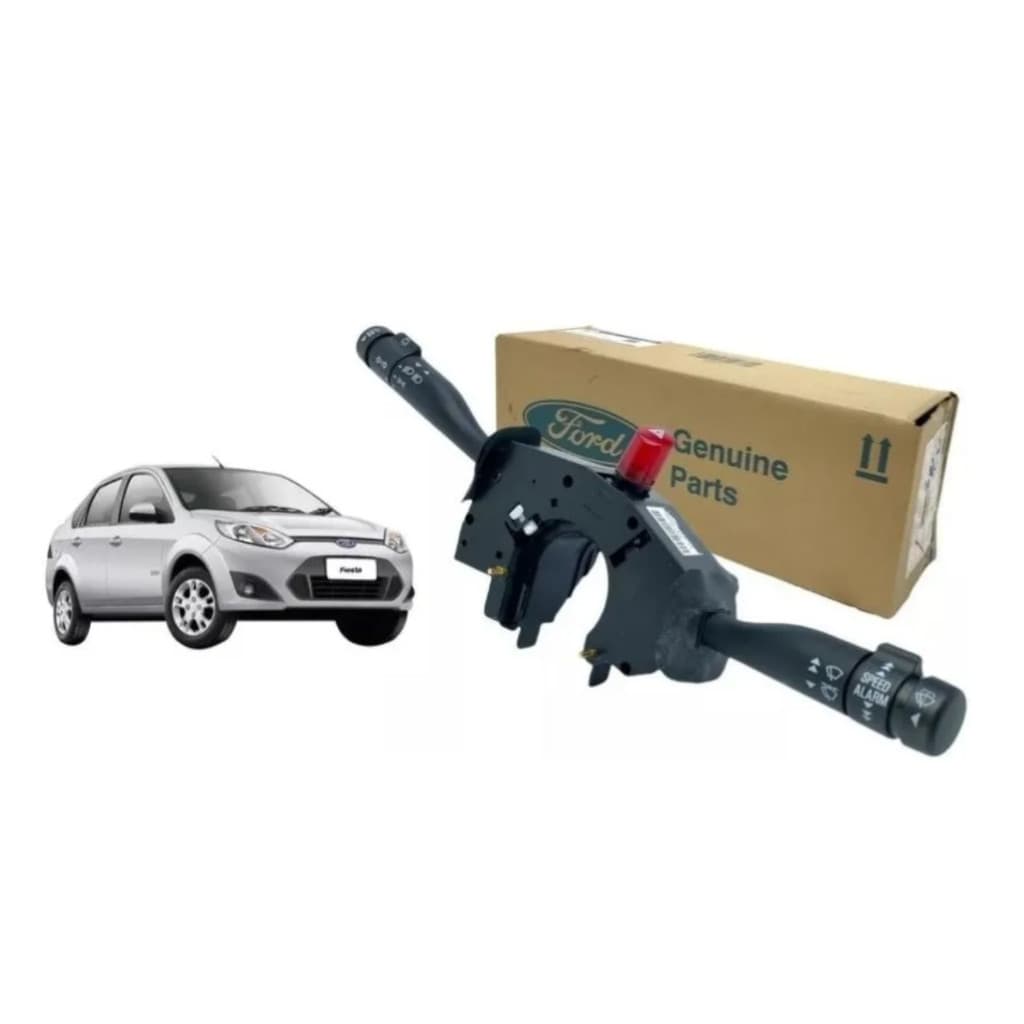 Chave de Seta com Computador de Bordo e Speed Alarm Fiesta Sedan Rocam 2011-2014