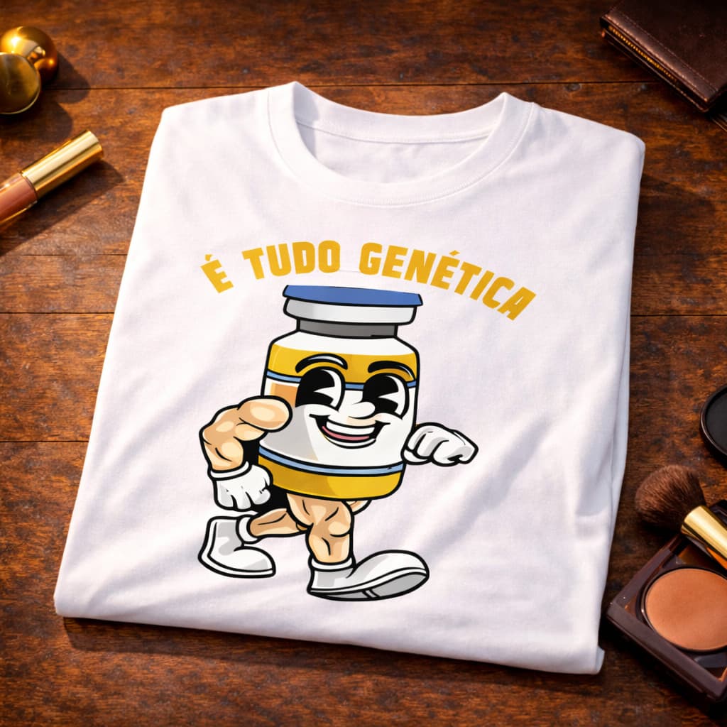 Camiseta Gym E Tudo Genetica Moda Academia Streetwear Treino
