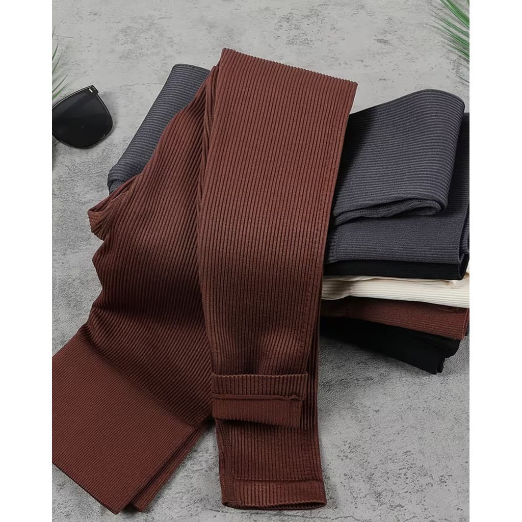 Calça Legging Levanta Bumbum Zero Transparência Cintura Alta Suplex Multicores Poliamida 34ao44
