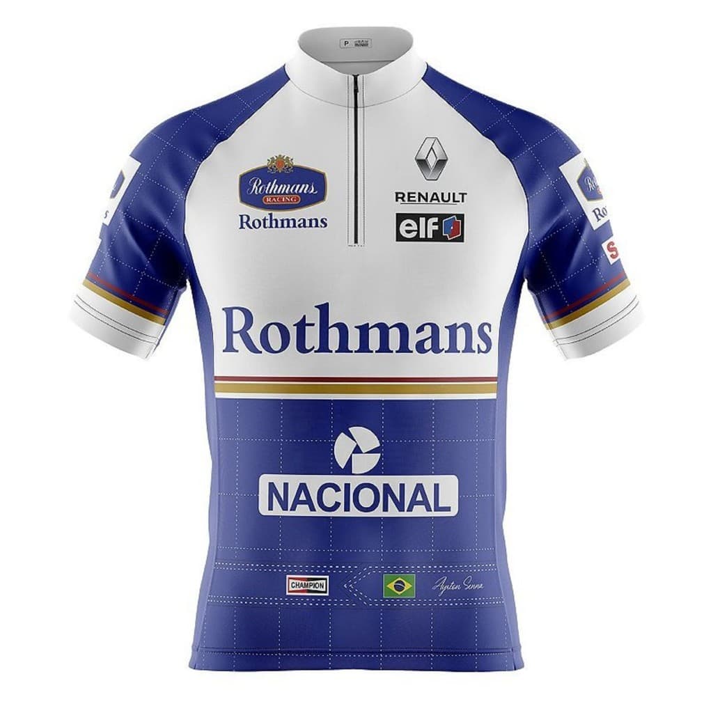 Camiseta Ciclismo Masculina Dryfit Proteção UV Bike MTB Speed Senna Hotmans