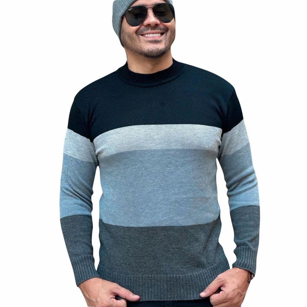 Sueter Masculino Tamanhos M - G - GG Trico Qualidade Manga Longa