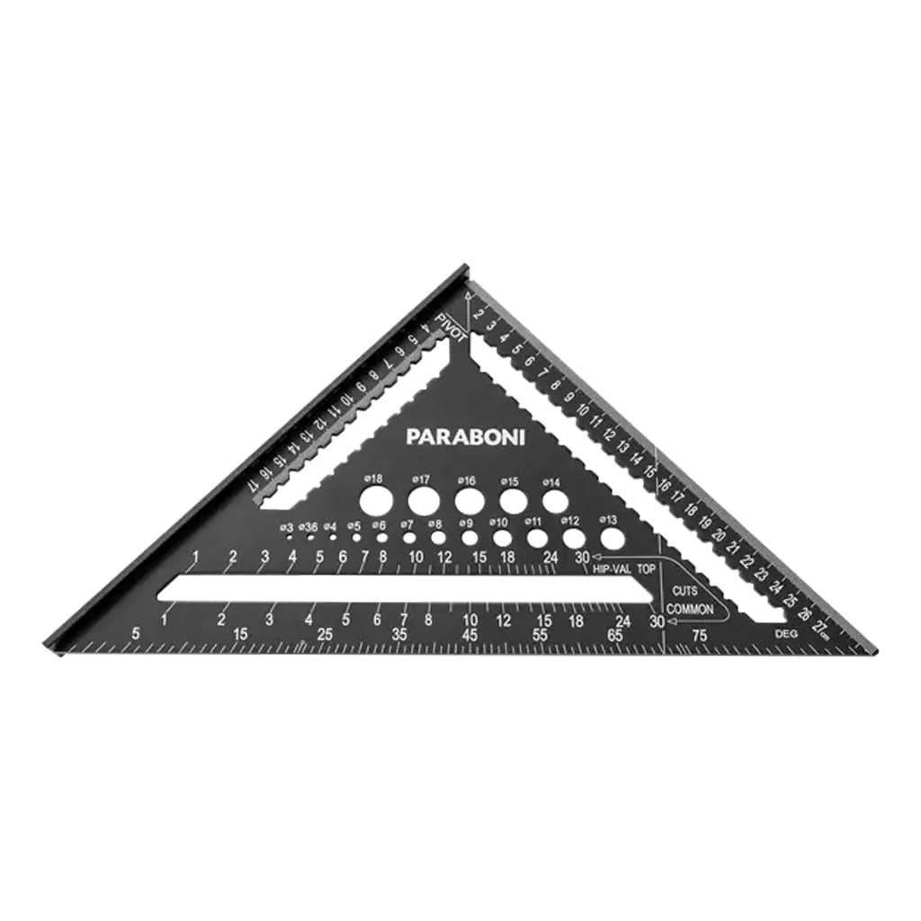 Esquadro Alumínio Triangular 30cm Merceneiro Carpinteiro