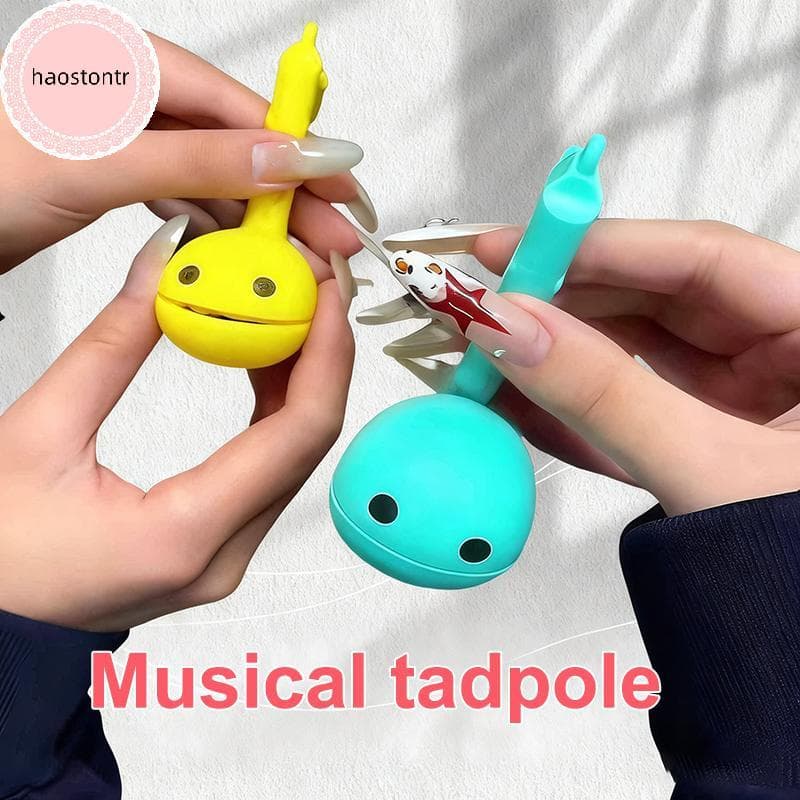 Haostontr Otamatone Mini Música Eletrônica Criativo Produção De Som Brinquedos Musicais Calmantes Relaxantes Instrumento