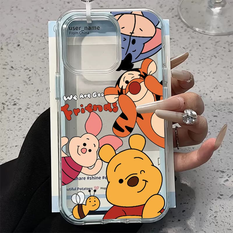 Capa Capinha Transparente 3IN1 Para iPhone 13 12 11 14 Plus 15 Pro max 16 Pro max 17 17Air Vini Soul