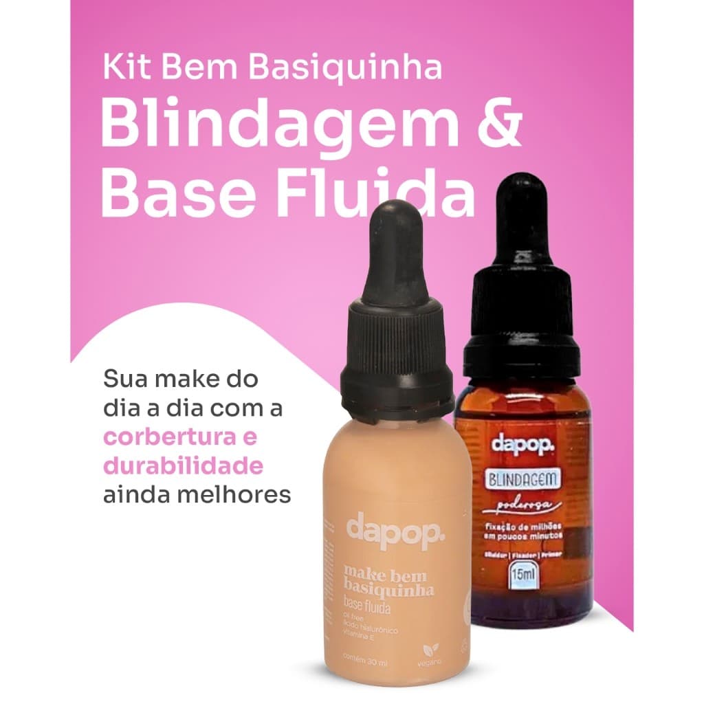 Base básica Dapop + Primer, Spray Fixador e Diluente