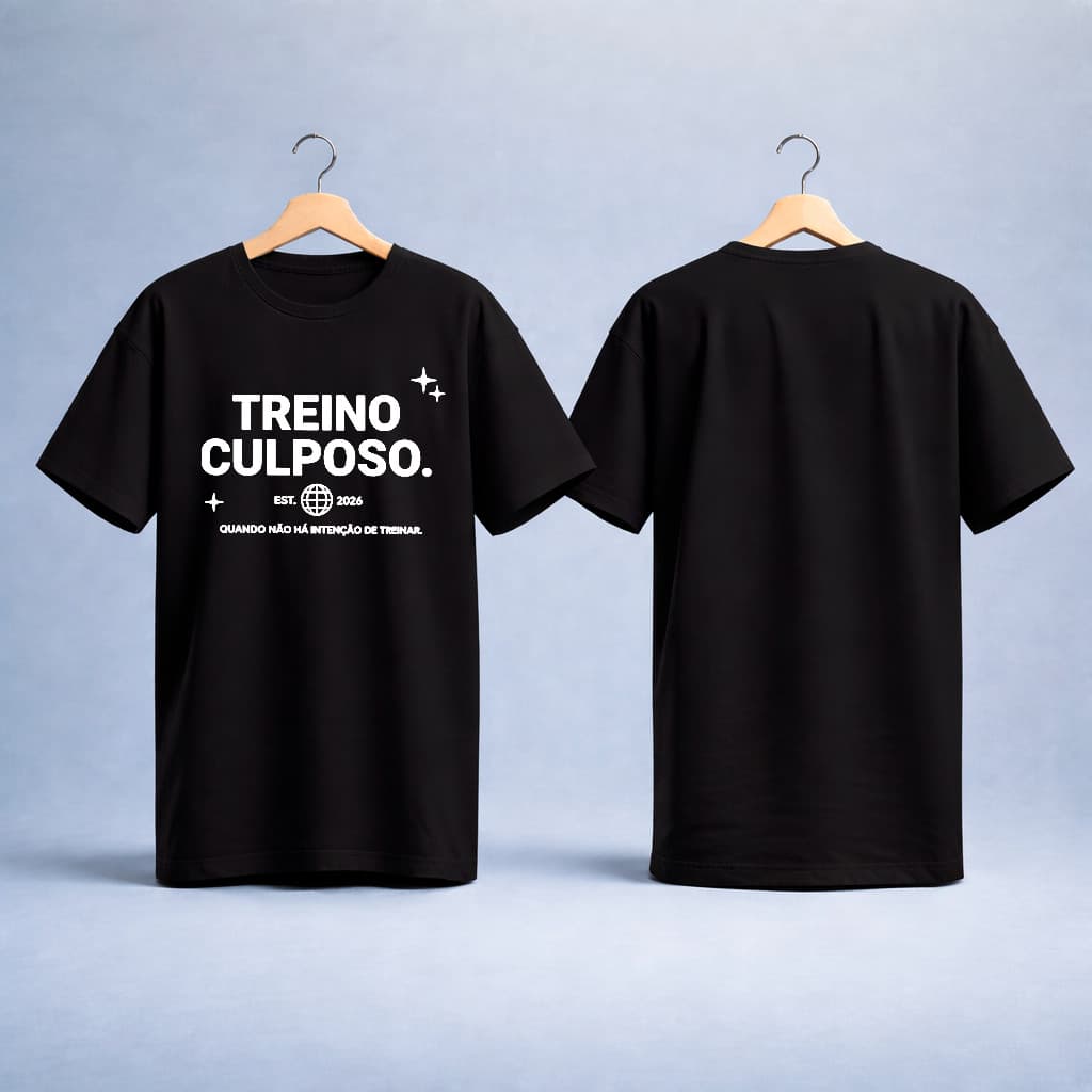 Camiseta Camisa Treino Culposo Oversized Academia Musculação Fitness CAMINHADA Premium Envio Rápido