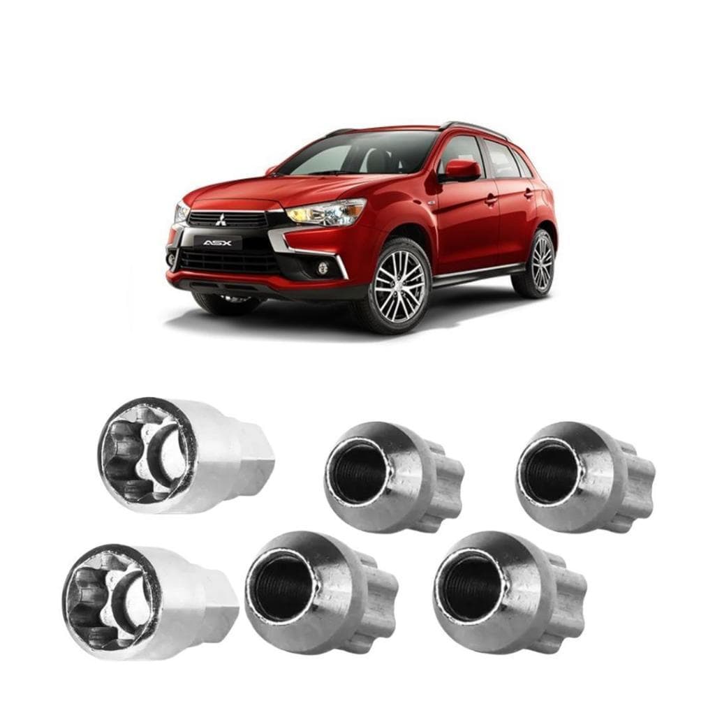 Trava Roda Porca Anti Furto Roubo P/ Mitsubishi Asx + Brinde