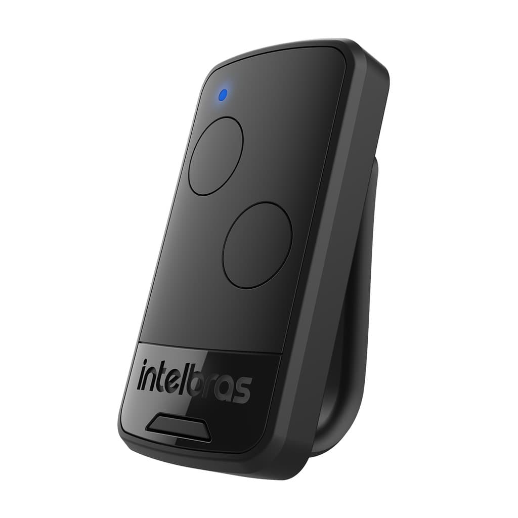 Controle Remoto Intelbras Ep02 Portão 433,92 Mhz Preto Preto CR2032 de 2 Vdc