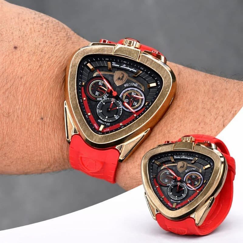 Relógio Lamborghini lançamento Masculino Cronógrafo Esportivo Luxo Pulseira Em Silicone