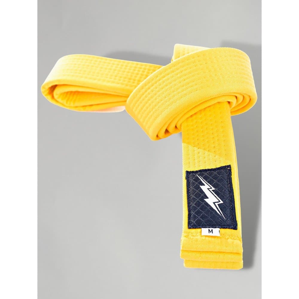 Faixa de Graduação Algodão Zanshin Amarelo - P