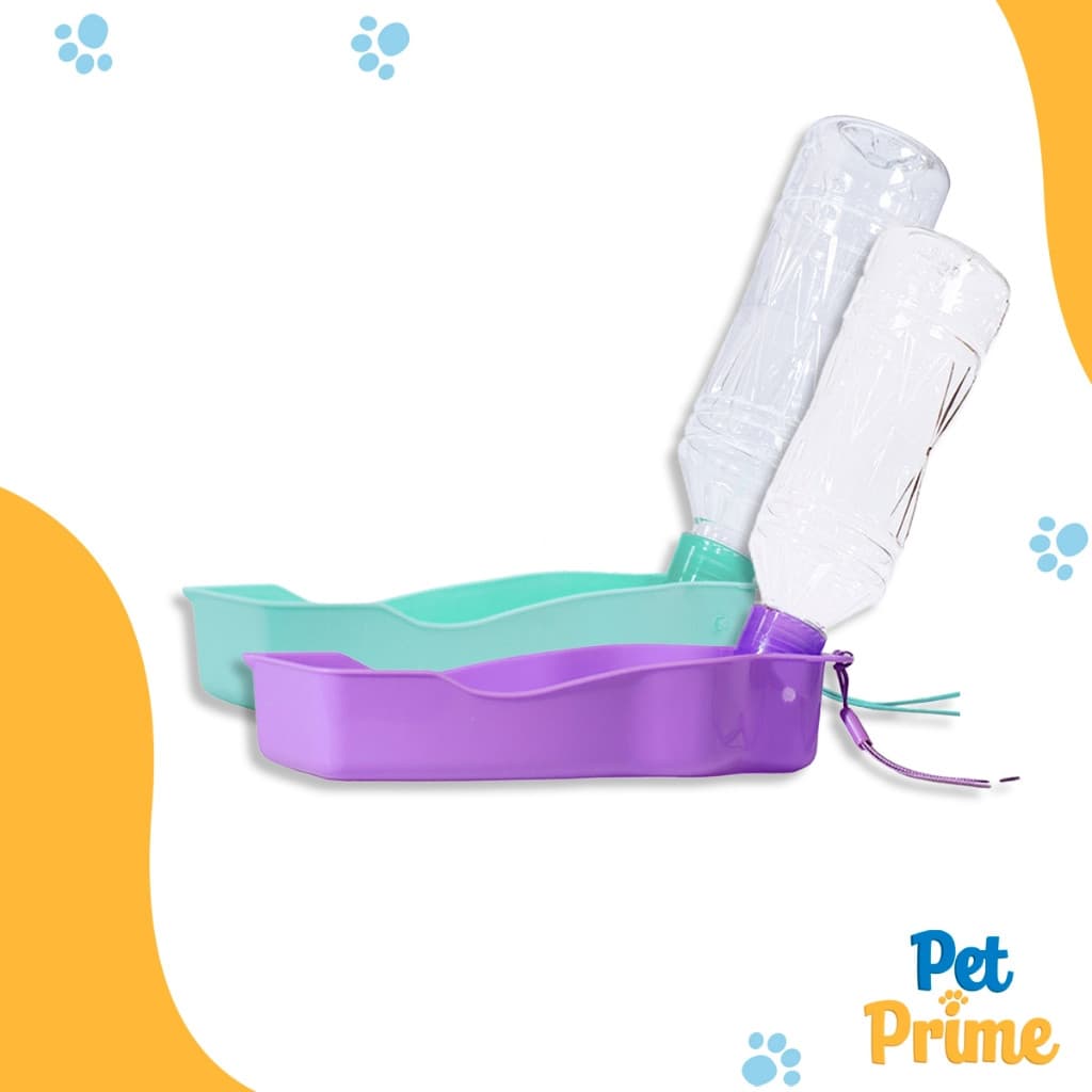 Garrafa de Água para Cachorro Bebedouro Portátil 245ml e 450ml Savana Pet