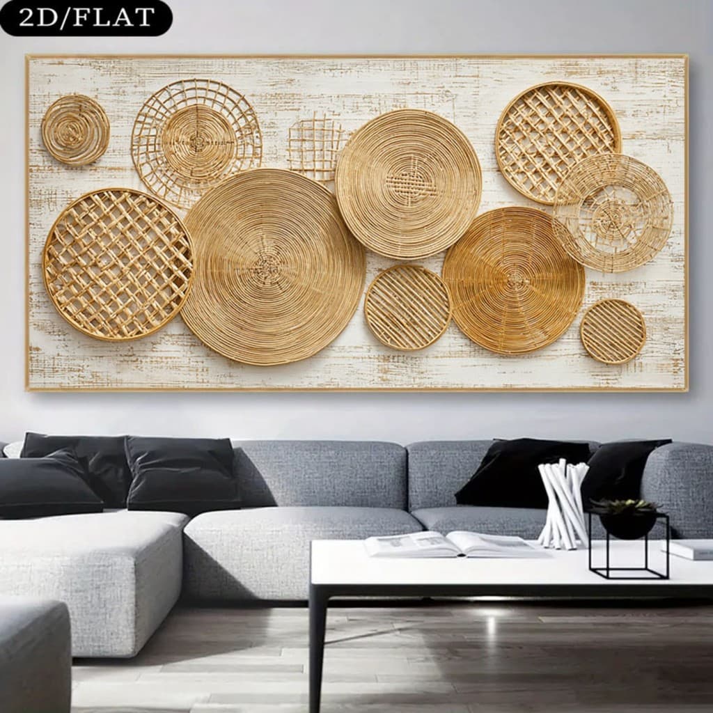 Quadro Decorativo Grande Abstrato Minimalista Tons Terrosos Moderno Elegante Decore Sala,Quarto,Copa,escritório,hall