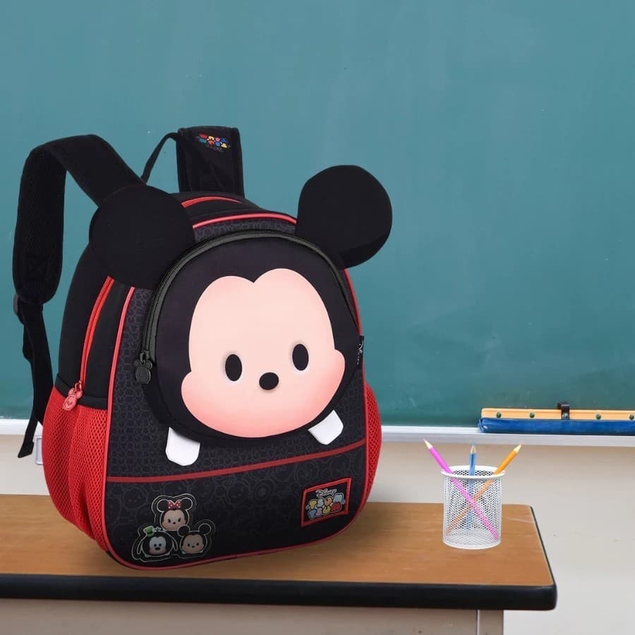 Mochila Escolar Infantil Personagem Costas Passeio Material Escolar Orelhinha