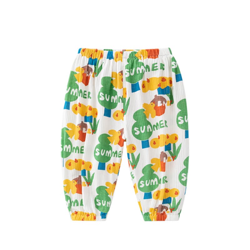 Verão Mosquito calças estilo fino bebê exterior Wear das mulheres dos homens roupas de verão crianças seda gelo Bloomers