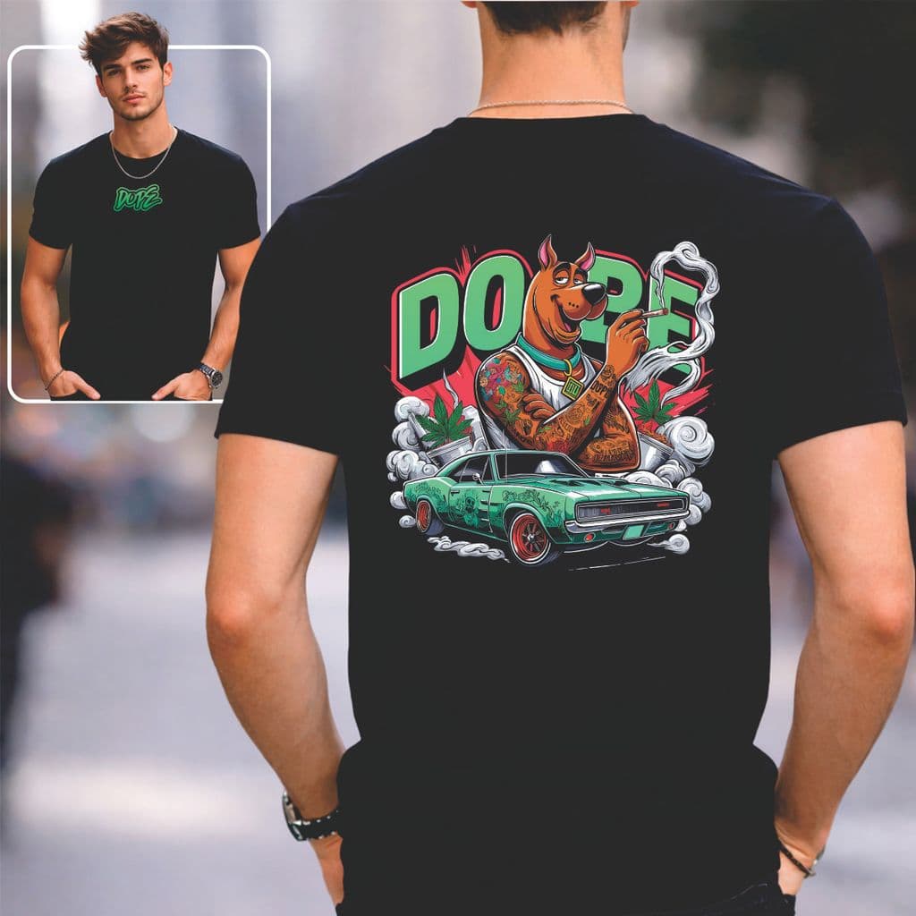 Camiseta Scooby Doo Streetwear Unissex  em 100% Algodão 30.1 Premium  Alta Qualidade e Estampa Irada