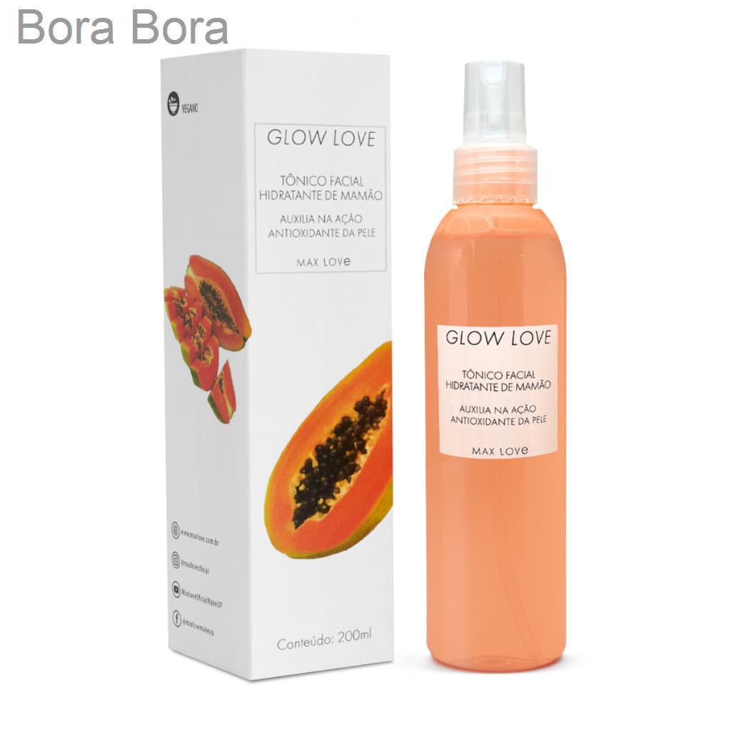 (V)Tônico Facial Hidratante de Mamão - GLOW LOVEM5H5