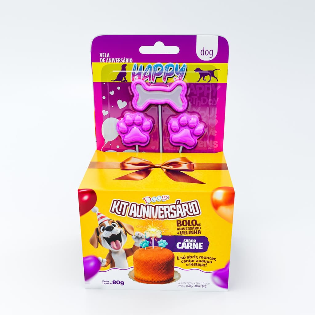 Kit AUNIVERSÁRIO DOOGS Rosa