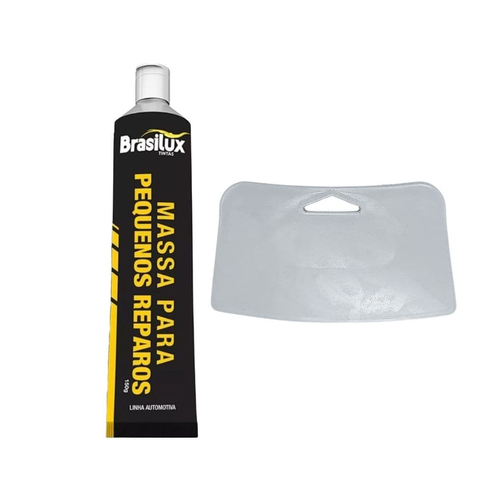 Massa para Pequenos Reparos Automotiva 150g Pronta Uso + Espatula