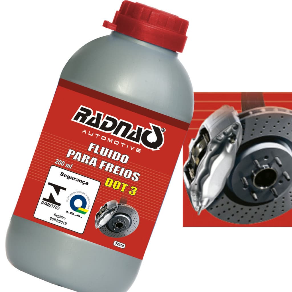 Fluido De Freio Radnaq Dot3 500ml - 01 Unidade