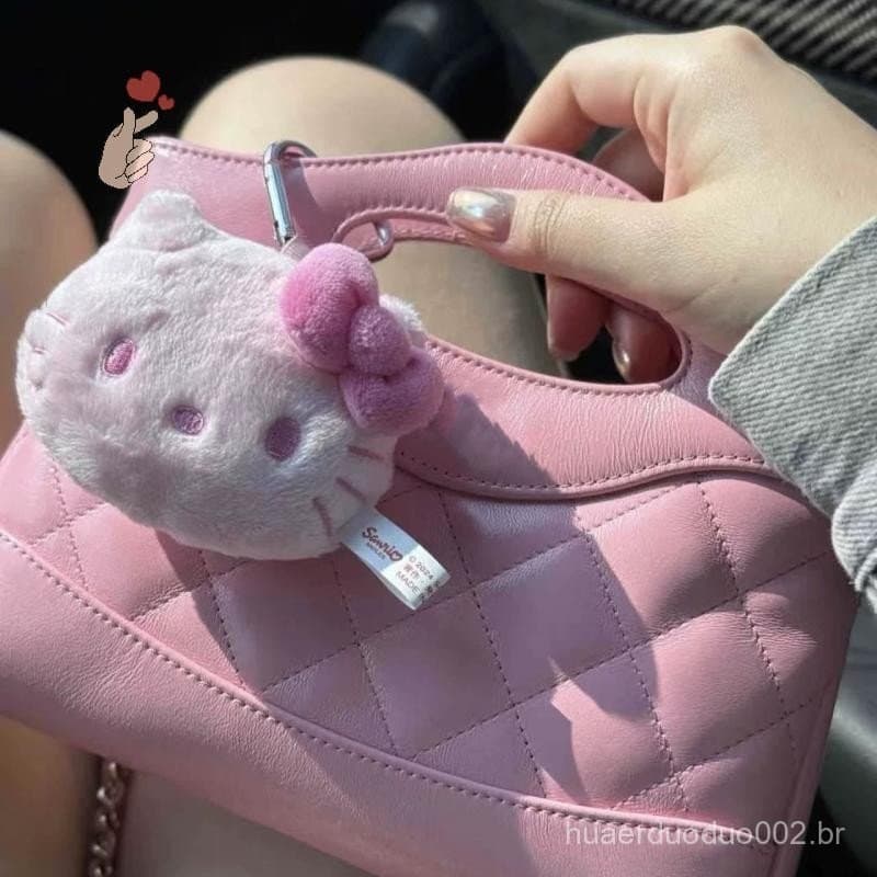 Kawaii Hello Kitty Sanrio Chaveiro Bonito Dos Desenhos Animados Mochila Pingente Acessórios De Decoração Boneca D