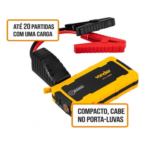 Power Bank Carro 13.000 mah Auxiliar de Partida 12v Bateria Veículo