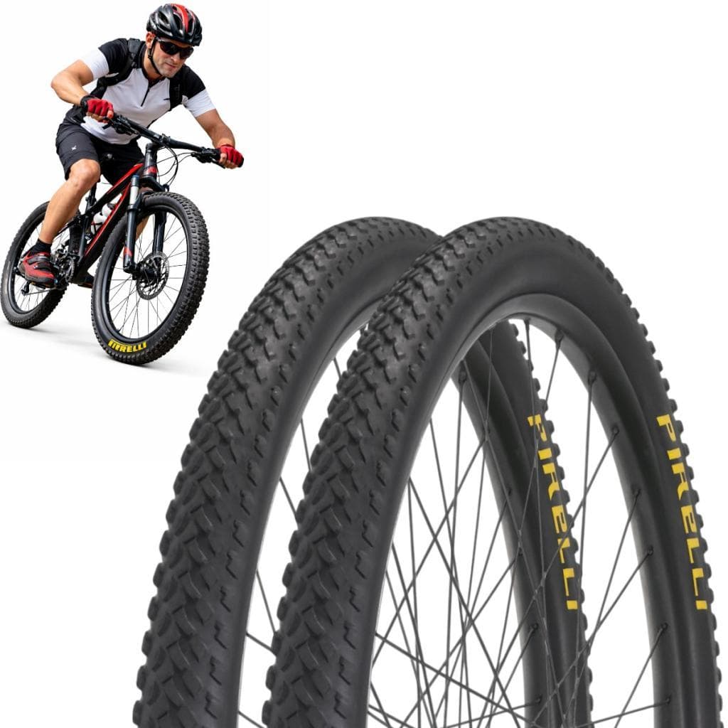 Par Pneus Bicicleta Scorpion Pirelli Mb2 Aro 26 x 2.00 Mtb Arame