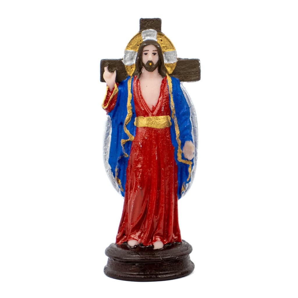 Escultura Santo Chagas 7 cm em Resina