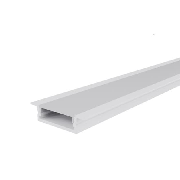 Perfil de Alumínio Embutir 70x20 Branco 1m para Fita LED