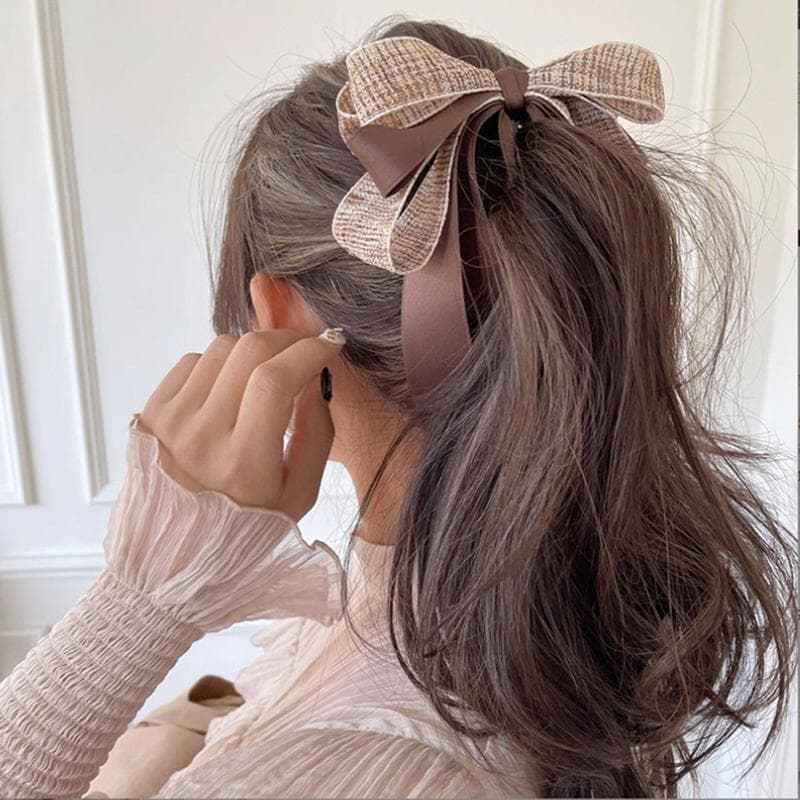 JTN 2022 Nova Fita Arco Banana Clipe Bonito Pérola Grampos De Cabelo Barrette Feminino Acessórios Para O Moda Cor Sólida