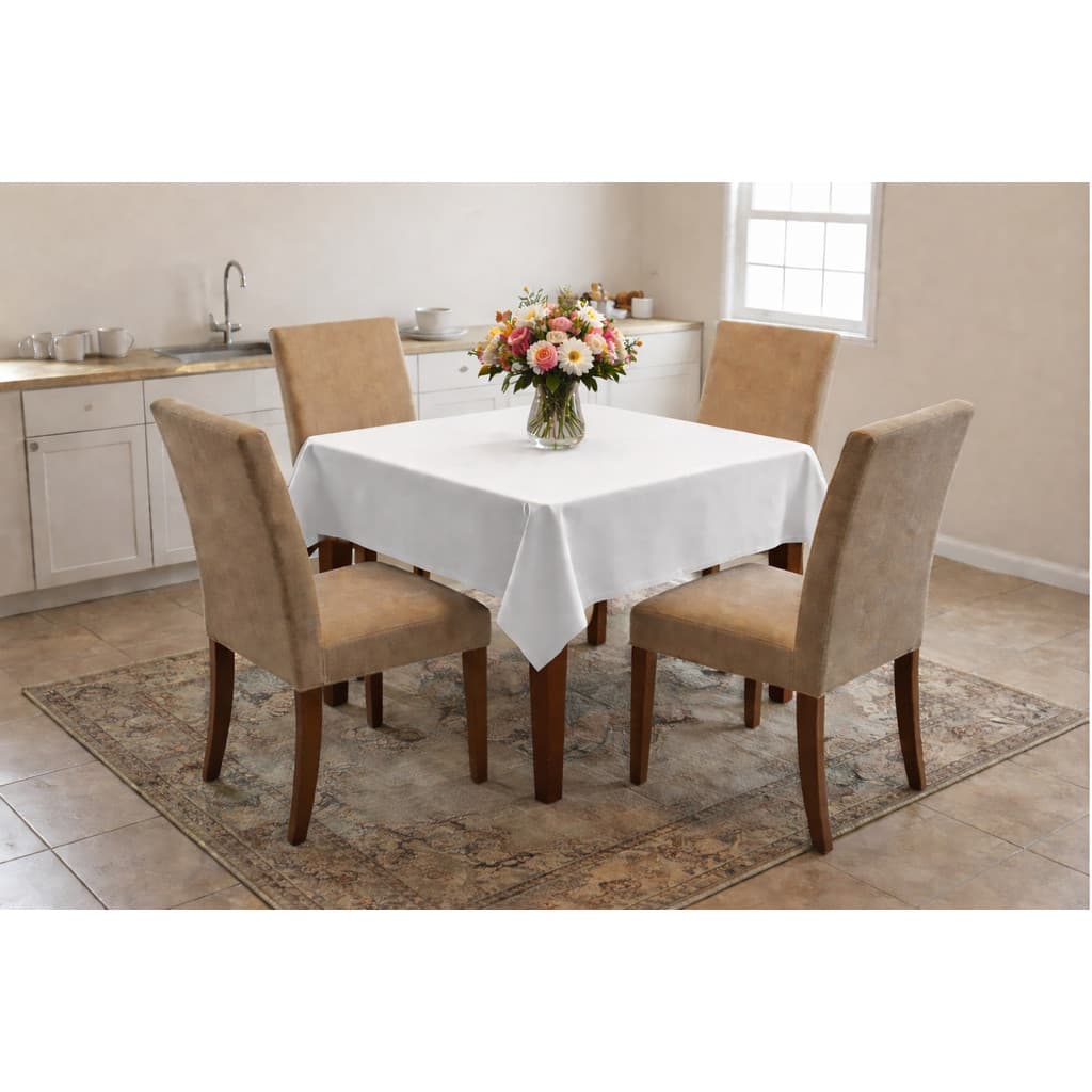 Toalha de Mesa 4 Lugares 1,40x1,40m Tecido Oxford