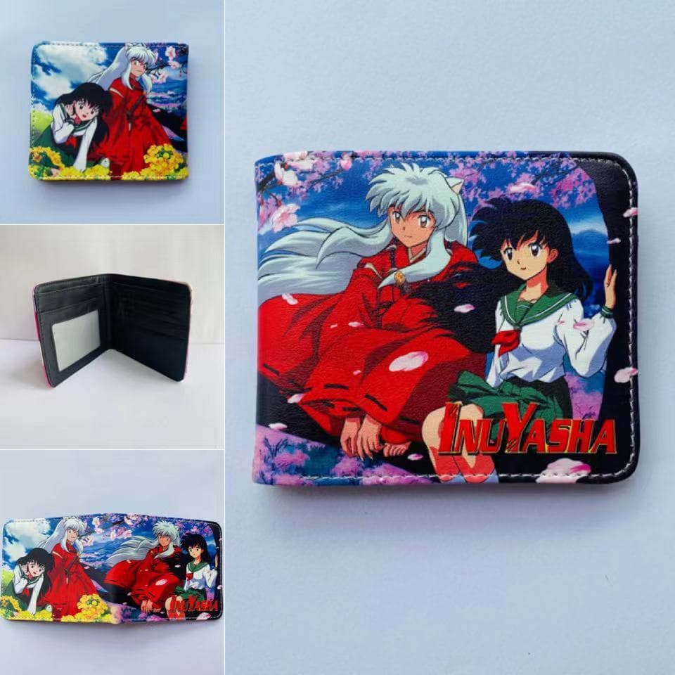 X XPG1 Carteira masculina Carteira masculina Porta cartão Inuyasha Killer Pill Carteira de presente de aniversário