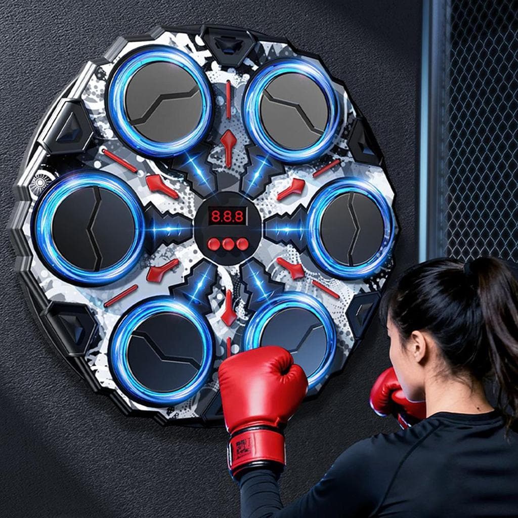 Máquina De Boxe Musical , Equipamento De Treino Inteligente Para Exercícios , Treinador Interativo Crianças E Adultos