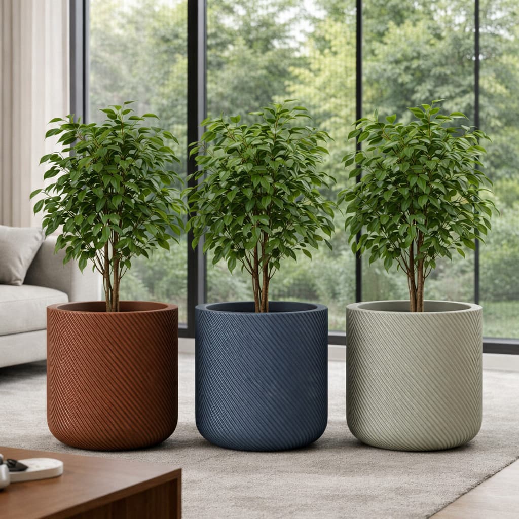 Vasos para Plantas Decorativos para Sala em Polietileno 29cm