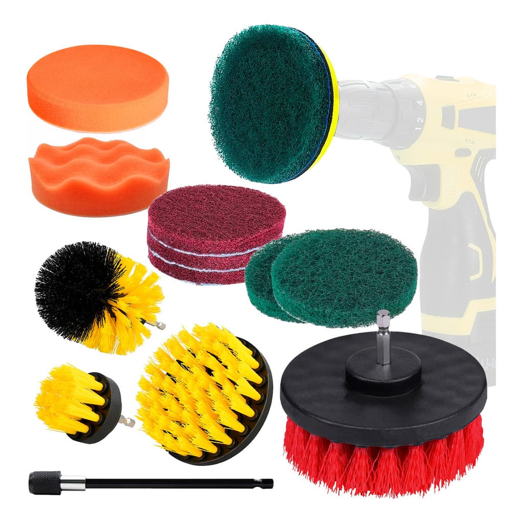 Jogo de Escova de Limpeza Para Parafusadeira - 14 Peças