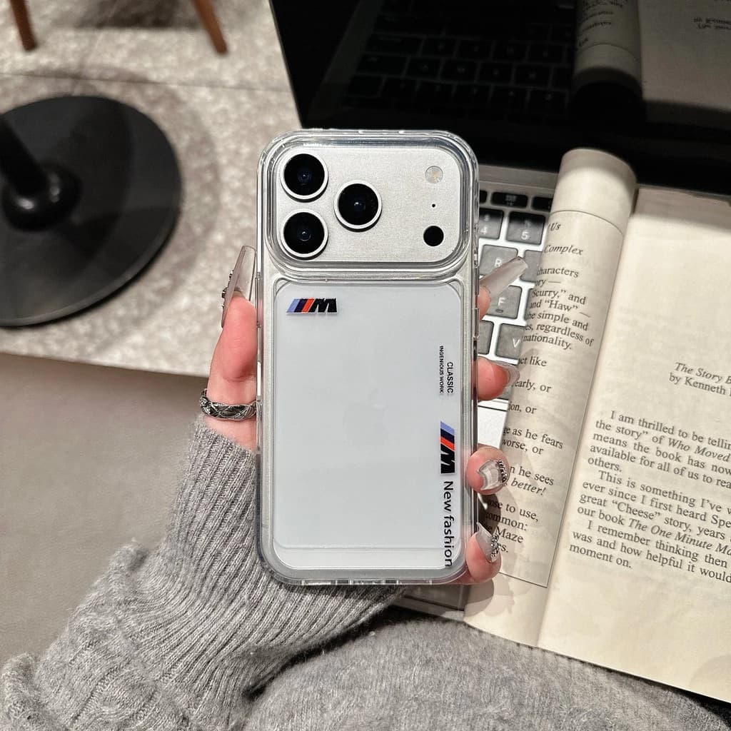 Capinha BMW M para iPhone 11 12 13 14 15 16 17 XR X XS Pro Max Plus Estilo Automotivo capa protetora
