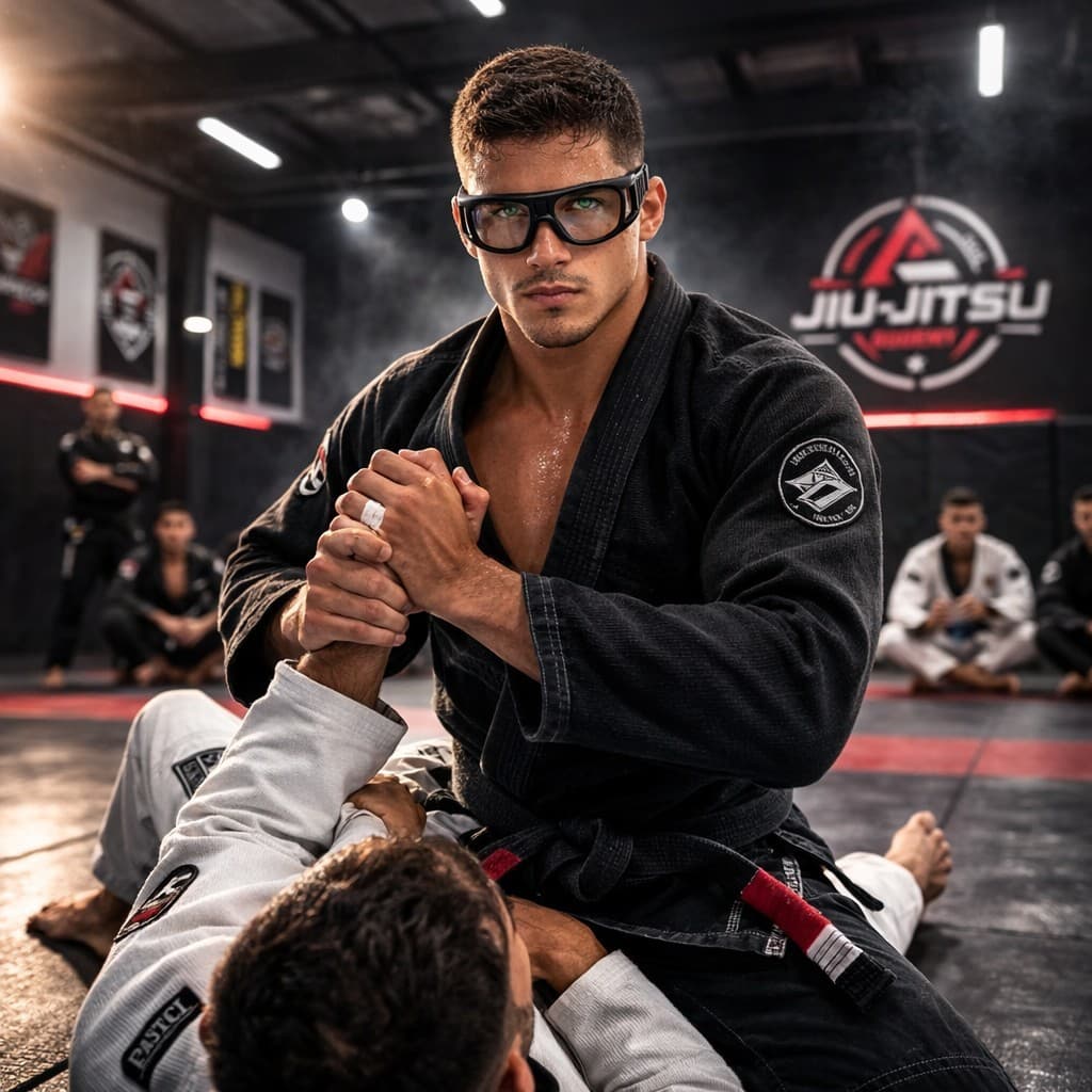 ÓCULOS PROTEÇÃO ADULTO BLACK P/ LUTAS E ESPORTES ACEITA GRAU