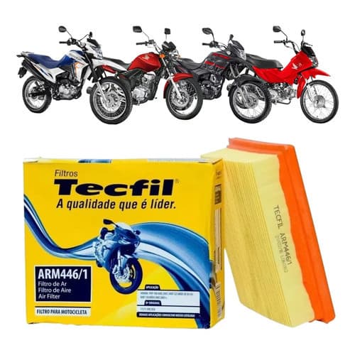 Filtro De Ar Tecfil Pop 110i Nxr Bros 125 150 160 Xre 190