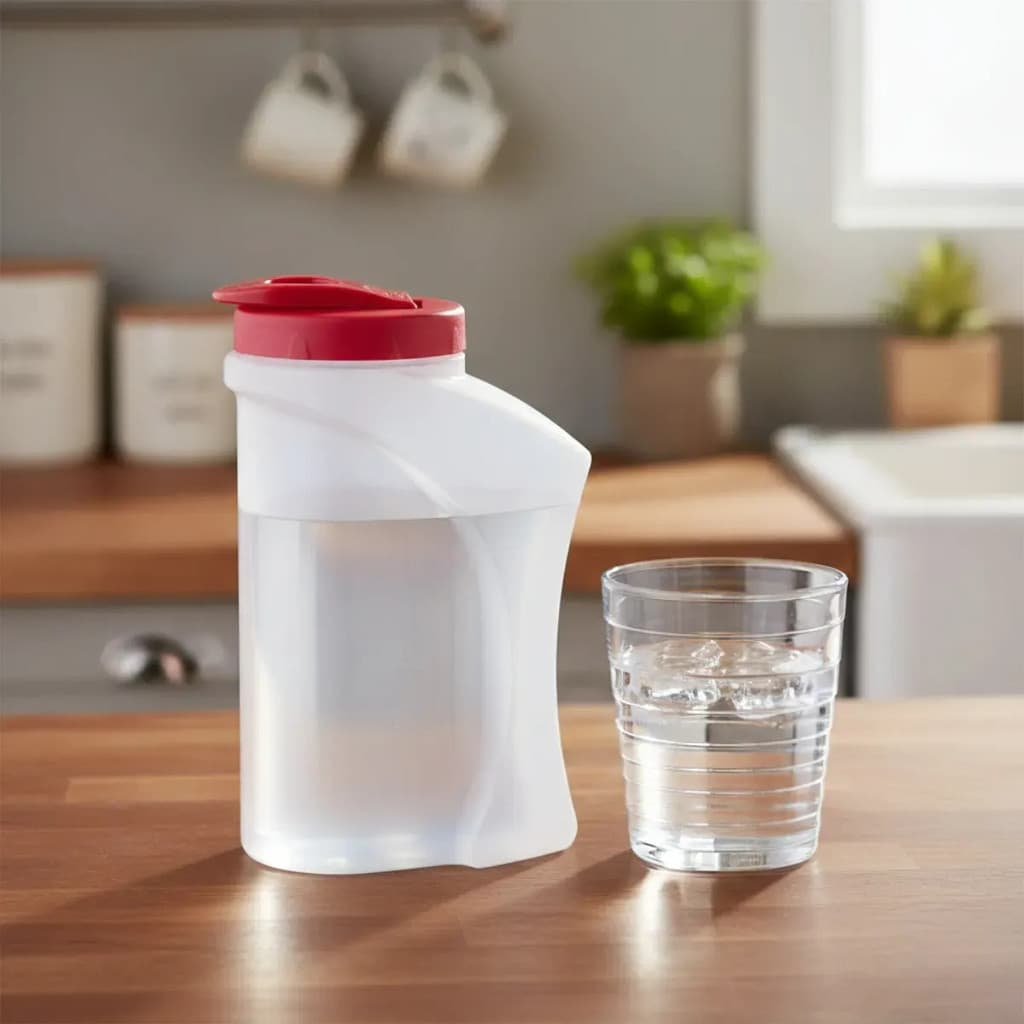 Jarra Garrafa Agua Suco Geladeira Plasutil 1,3l Plástico
