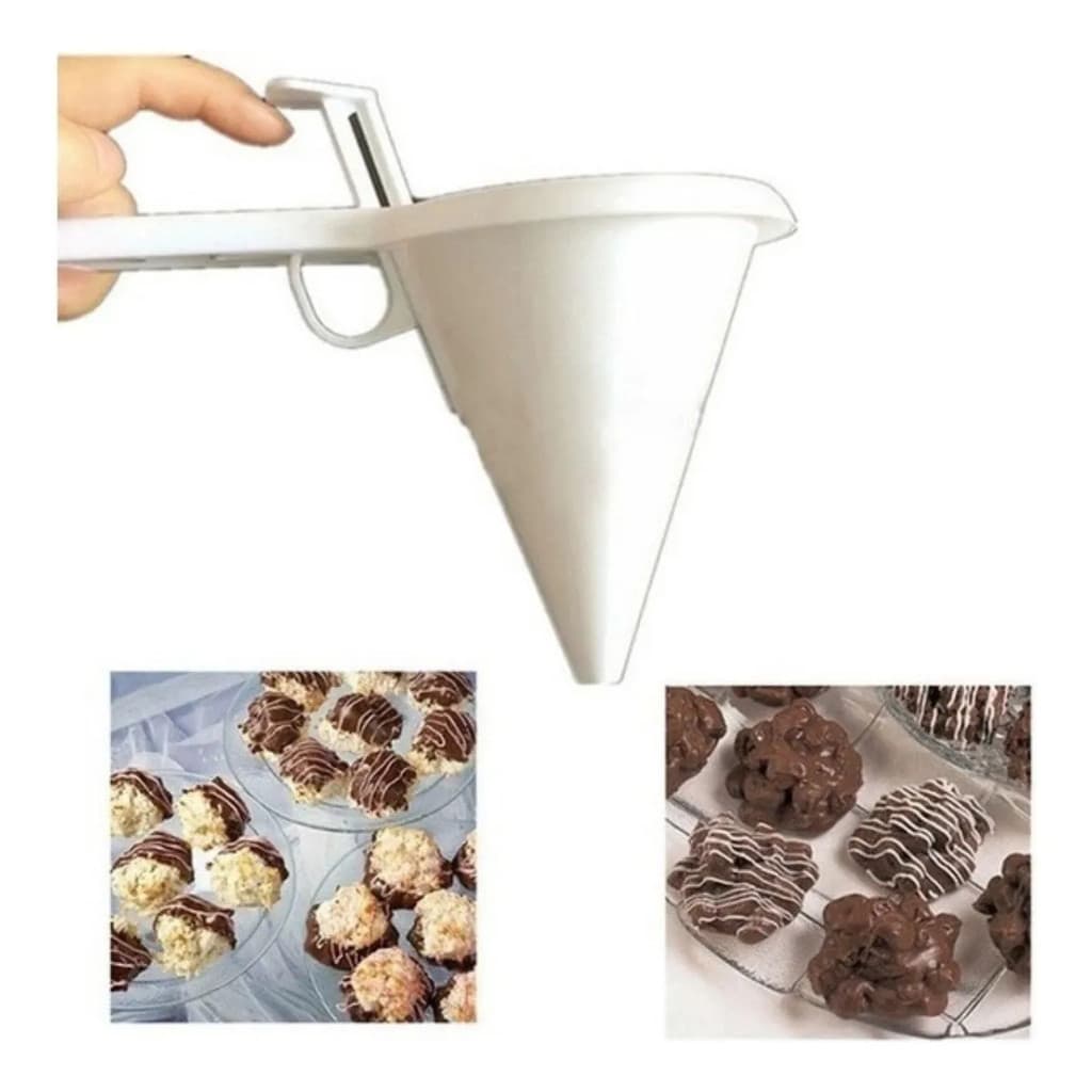 Funil Dosador Confeiteiro Plástico Kehome Pinoquio 10 Cm